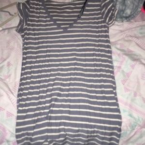 H and M basic striped dress